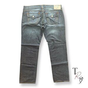 True Religion Men’s Dark Wash Skinny Jeans with Flap Pockets Size 44 x 33